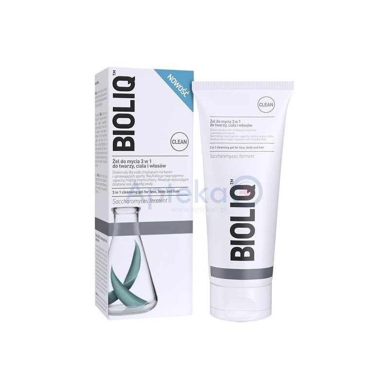 Bioliq Clean żel do mycia 3 w 1 do twarzy ciała i włosów 180 ml