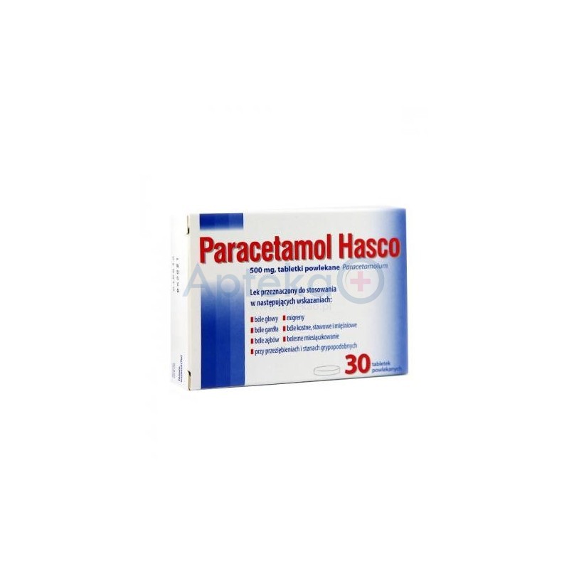 Paracetamol Hasco 500mg tabletki 30tabl.