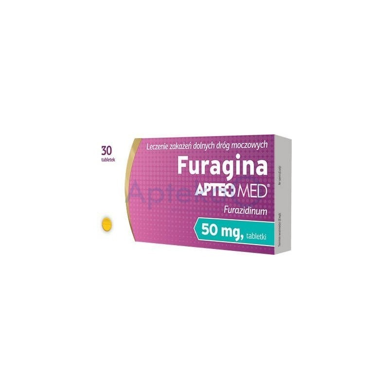 Furagina Apteo 50mg tabletki 30 tabl.