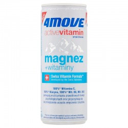 4Move Active Vitamin Magnez + Witamina B6 Napój gazowany 250ml