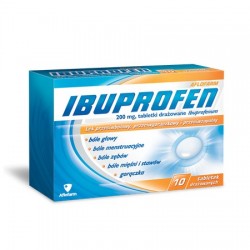 Ibuprofen 200mg tabletki drażowane 10tabl.