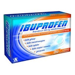 Ibuprofen 200mg tabletki drażowane 20tabl.