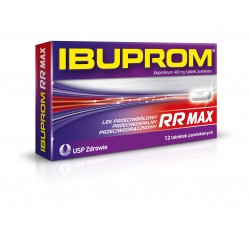 Ibuprom RR Max 400 mg tabletki powlekane 12 tabl.