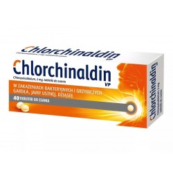 Chlorchinaldin VP tabletki do ssania 40 tabl.