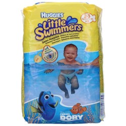 HUGGIES Little Swimmers majtki do pływania rozmiar 2-3 (3-7kg) 12szt.
