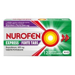 Nurofen Express Forte Tabs 400 mg tabletki powlekane 12 tabl.
