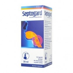 Septogard 1,5 mg/ ml aerozol do stosowania w jamie ustnej 30 ml