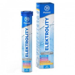 Plusssz Elektrolity + 100% Multiwitamina tabletki musujące 24tabl.
