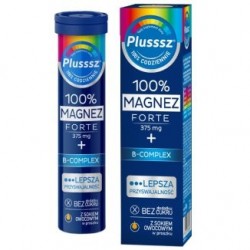 Plusssz 100% Magnez Forte + B-Complex tabletki musujące 20szt