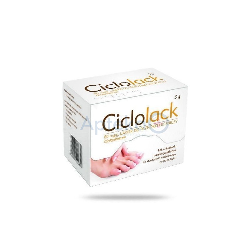 Ciclolack 80 mg/g lakier do paznokci leczniczy 3g