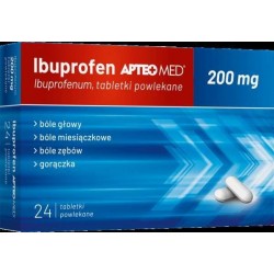 Ibuprofen Apteo Med 200mg tabletki powlekane 24tabl.