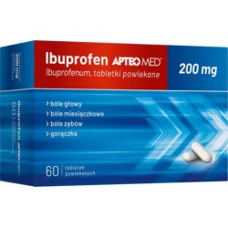 Ibuprofen Apteo Med 200mg tabletki powlekane 60tabl.