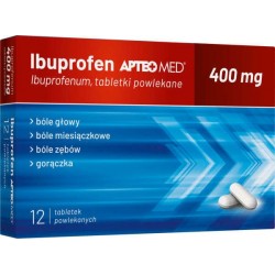 Ibuprofen Apteo Med 400mg tabletki powlekane 12tabl.