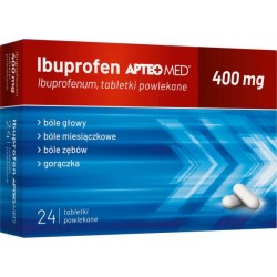 Ibuprofen Apteo Med 400mg tabletki powlekane 24tabl.