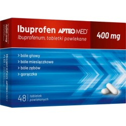 Ibuprofen Apteo Med 400mg tabletki powlekane 48tabl.
