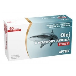 Olej z wątroby rekina Forte Apteo kapsułki 60kaps.