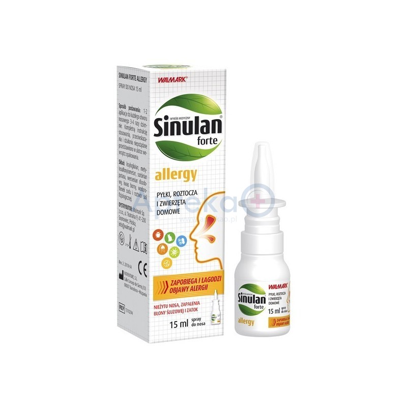 Sinulan Forte Allergy aerozol do nosa 15ml