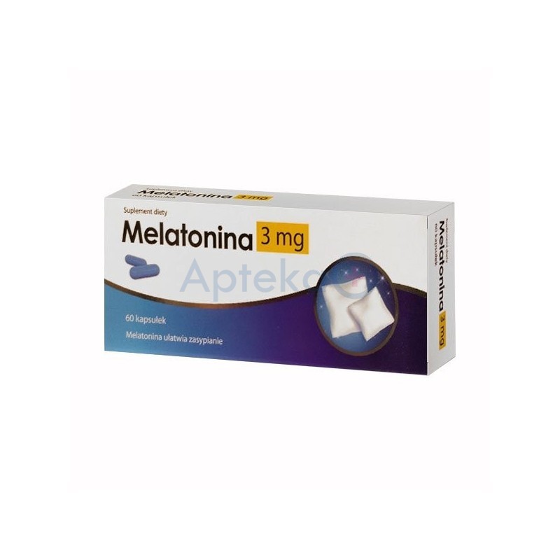 Melatonina 3 mg kapsułki 60 kaps. 