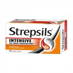 Strepsils Intensiv bez cukru 8,75 mg tabletki do ssania 24 tabl.