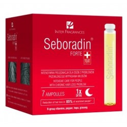 Seboradin Forte Kuracja przeciw przewlekłemu wypadaniu i przerzedzaniu się włosów ampułki 7 szt. x 5,5 ml