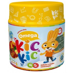 Omega Kic Kic żelki o smaku owocowym 45szt.