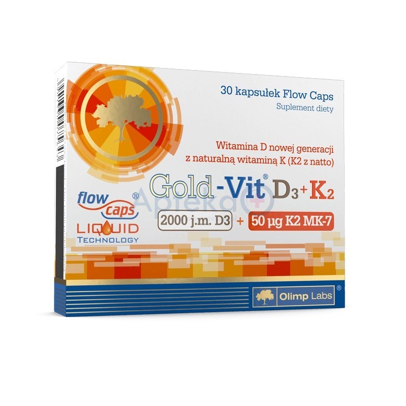 Gold-Vit D3+K2 30 kapsułek