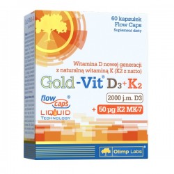 Gold-Vit D3+K2 60 kapsułek