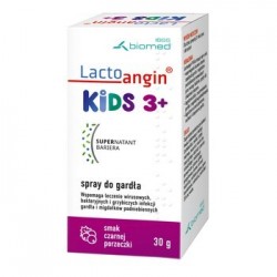 Lactoangin KIDS spray do gardła o smaku czarnej porzeczki 30 g