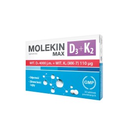 Molekin D3+K2 Max tabletki powlekane 30 tabl.