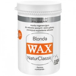 WAX NaturClassic Blonda maska regenerująca włosy suche i zniszczone jasne 480 g