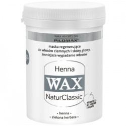 WAX NaturClassic Henna maska regenerująca włosy suche i zniszczone ciemne 240 ml