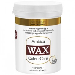 WAX ColourCare Arabica maska regenerująca włosów farbowanych na ciemno 240 ml