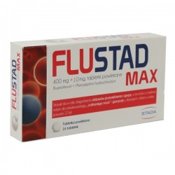 Flustad Max 400 mg+10 mg tabletki powlekane 16tabl.