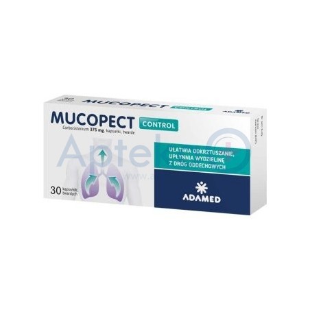 Mucopect Control 375 mg kapsułki 30kaps.