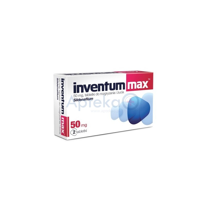 Inventum Max 50 mg tabletki do rozgryzania i żucia 2 tabl.