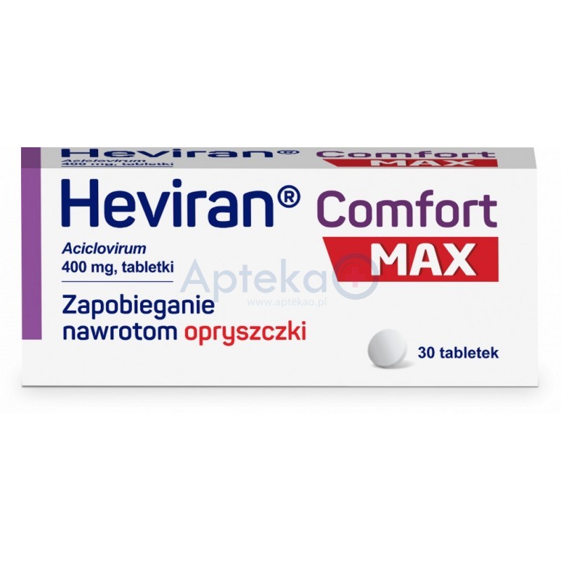 Heviran Comfort Max 400mg tabletki 30 tabl.