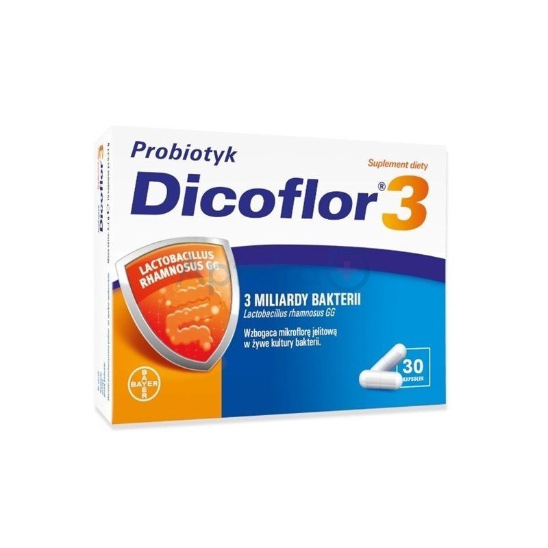 Dicoflor 3 (Dicoflor 30) kapsułki 30 kaps.