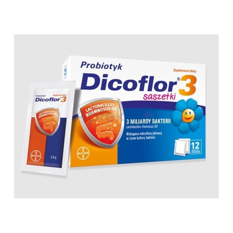 Dicoflor 3 (Dicoflor 30) saszetki 12 sasz.