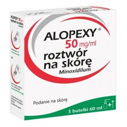 Alopexy  5% roztwór na skórę 3 butelki x 60ml 1 op.