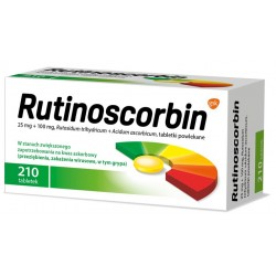 Rutinoscorbin tabletki powlekane 210 tabl.