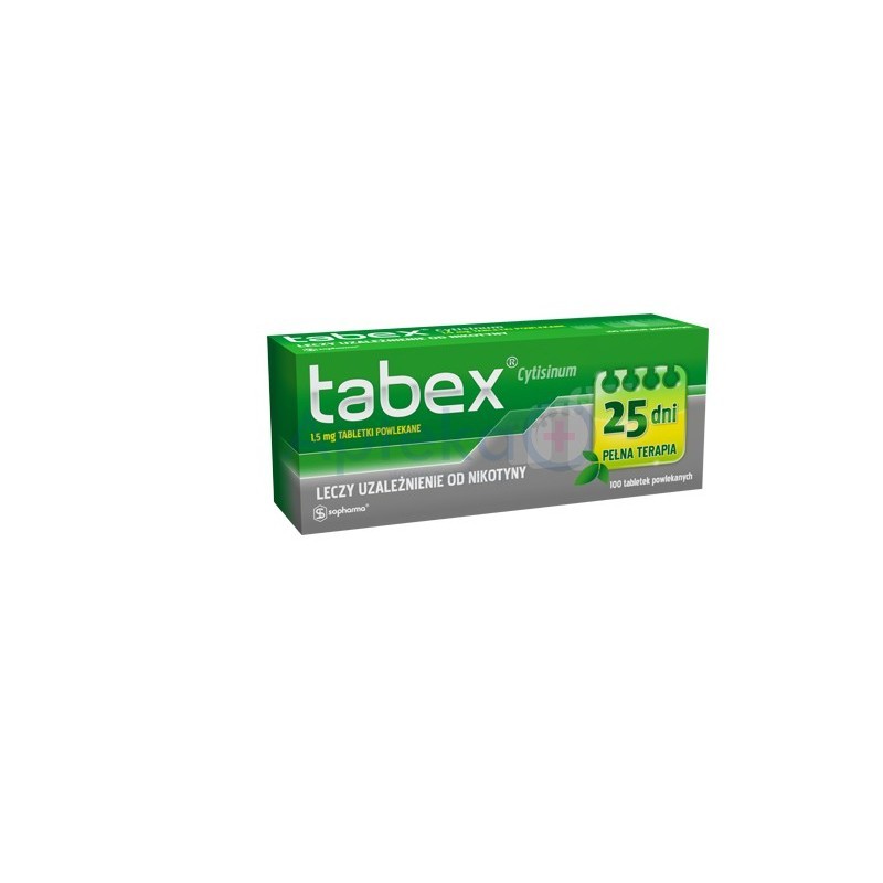 Tabex 1,5 mg tabletki powlekane 100 tabl.