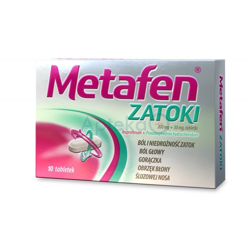 Metafen Zatoki tabletki 10 tabl.