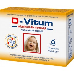 D-Vitum witamina D3 kapsułki twist-off 36 kaps.