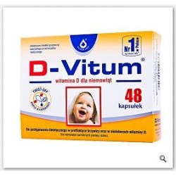 D-Vitum witamina D3 kapsułki twist-off 48 kaps.