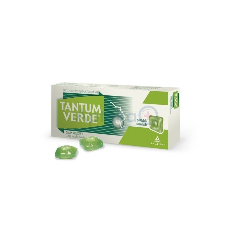 Tantum Verde 3 mg pastylki o smaku miętowym 30 past.