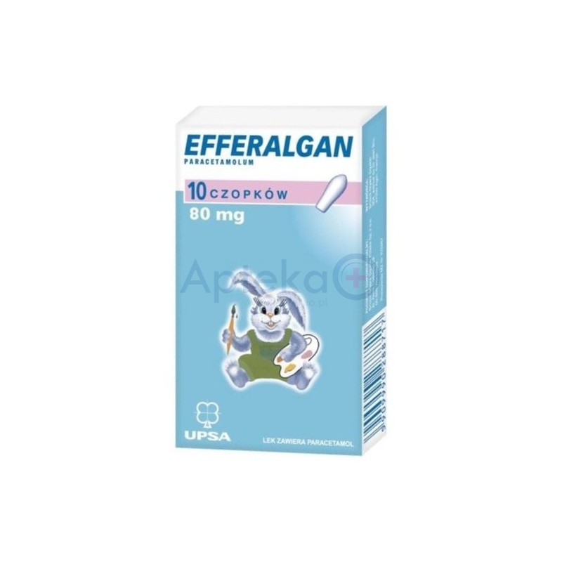 Efferalgan 80 mg czopki 10 czopków