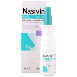 Nasivin Soft 0,025% aerozol do nosa 10 ml