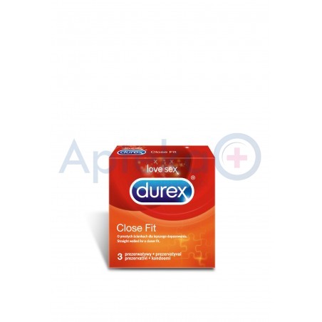 Durex Close Fit prezerwatywy ściśle przylegające 3 sztuki