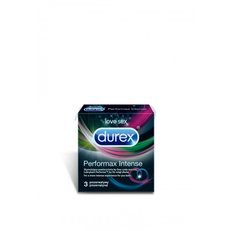 Durex Performax intense prezerwatywy prążkowane  3 sztuki