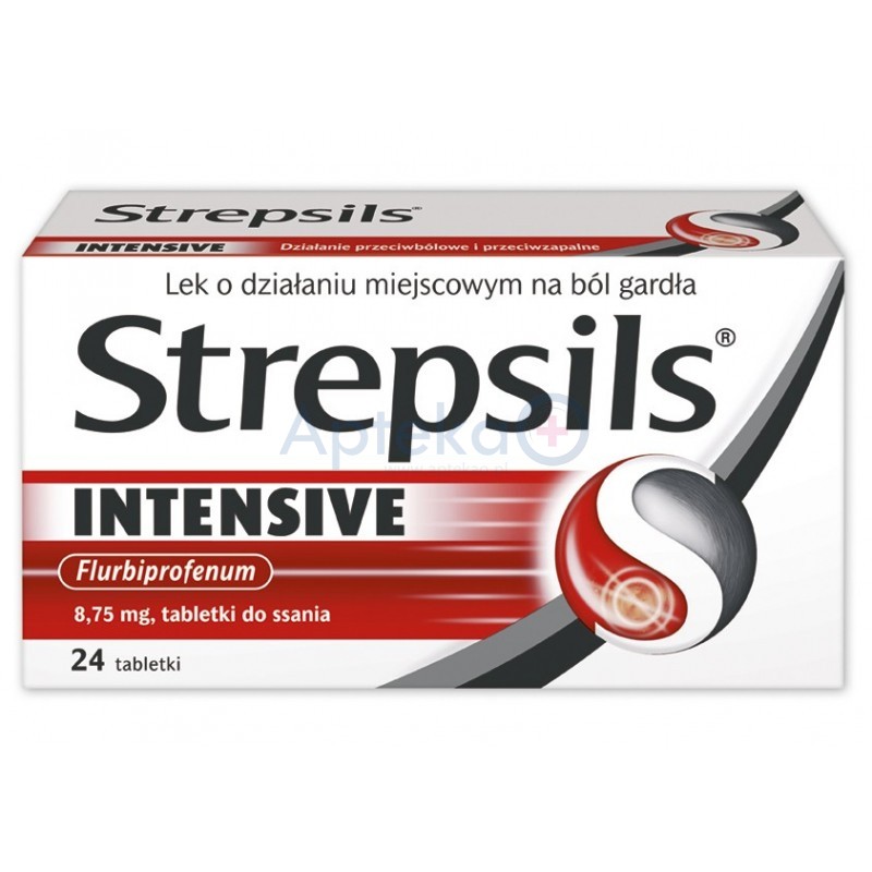 Strepsils Intensiv 8,75 mg tabletki do ssania 24 tabl.
